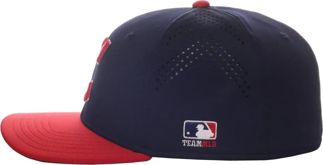 OC Sports MLB-600 Perforated Stretchfit Baseball Cap - Cleveland Guardians