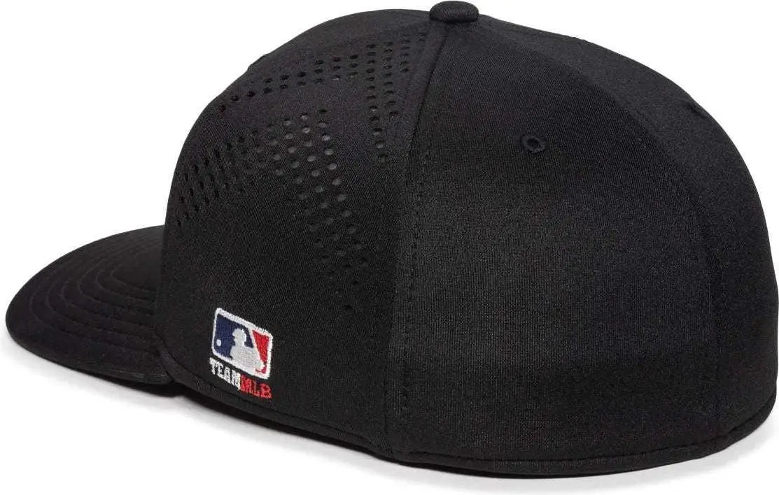 OC Sports MLB-600 Perforated Stretchfit Baseball Cap - Colorado Rockies