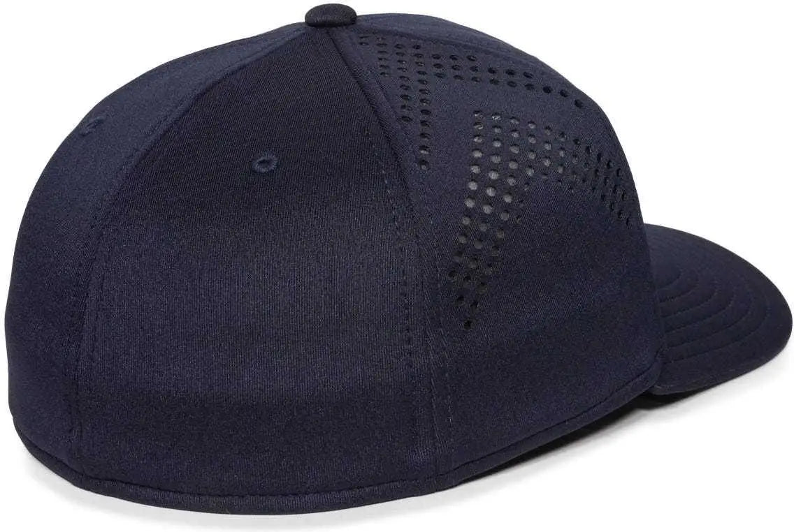 OC Sports MLB-600 Perforated Stretchfit Baseball Cap - New York Yankees