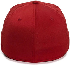 OC Sports MLB-600 Perforated Stretchfit Baseball Cap - St. Louis Cardinals