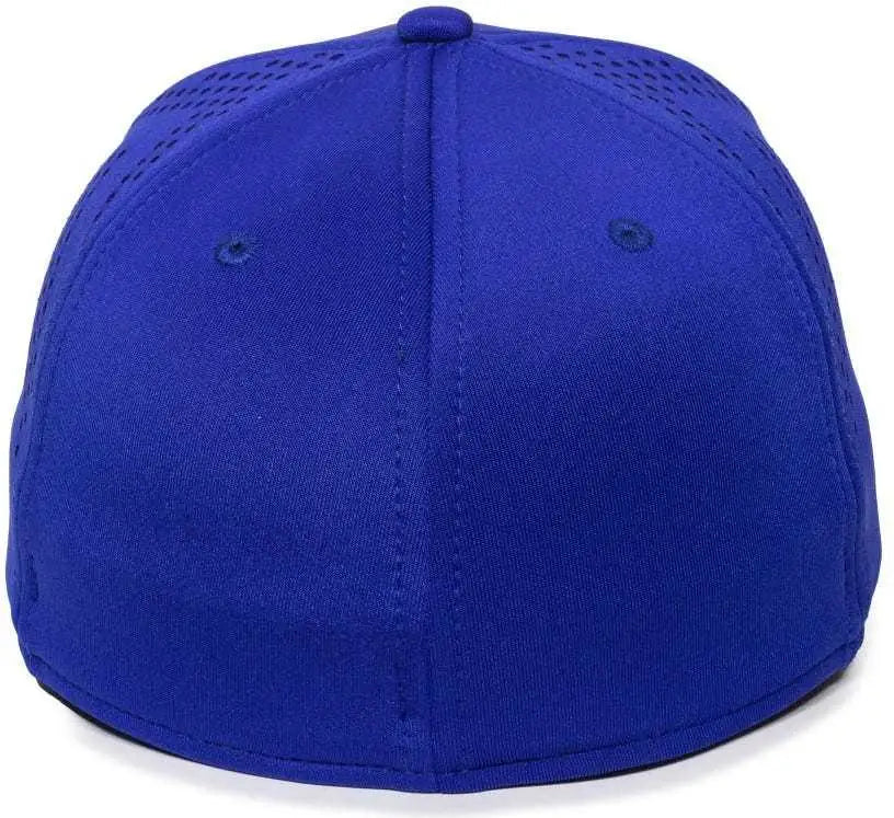 OC Sports MLB-600 Perforated Stretchfit Baseball Cap - Texas Rangers