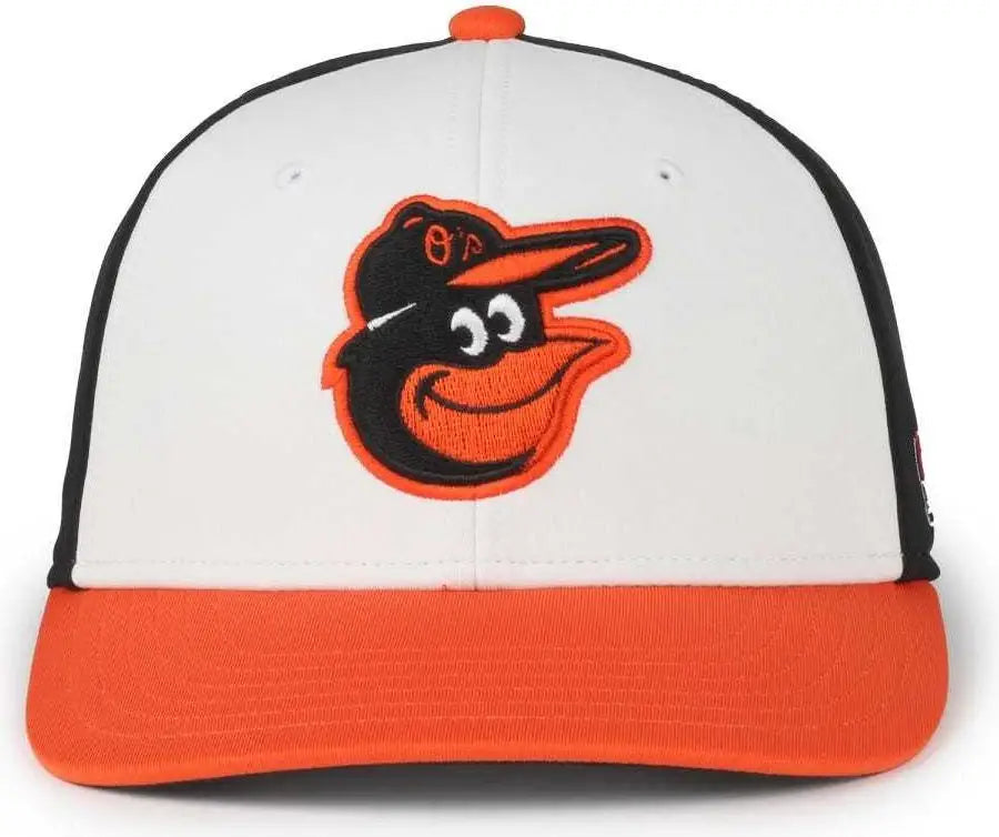 OC Sports MLB-650 Performance Snapback Baseball Cap - Baltimore Orioles - Black Orange / One Size Fits Most