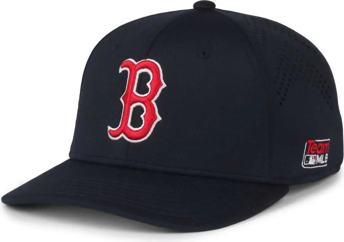 OC Sports MLB-650 Performance Snapback Baseball Cap - Boston Red Sox - Navy / One Size Fits Most