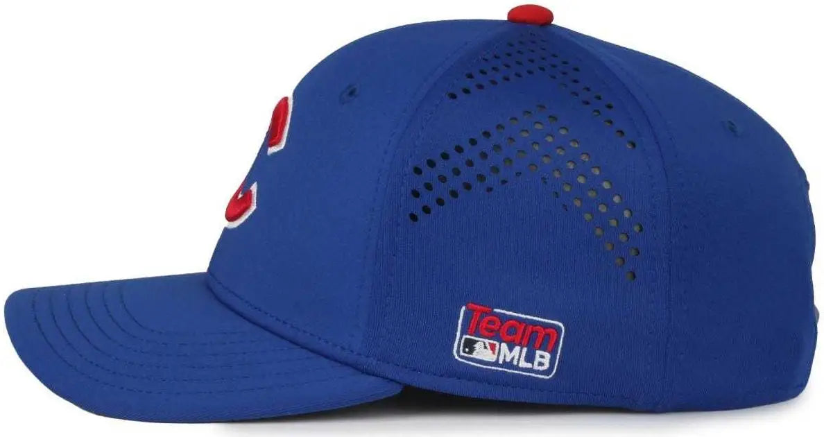 OC Sports MLB-650 Performance Snapback Baseball Cap - Chicago Cubs - Royal / One Size Fits Most