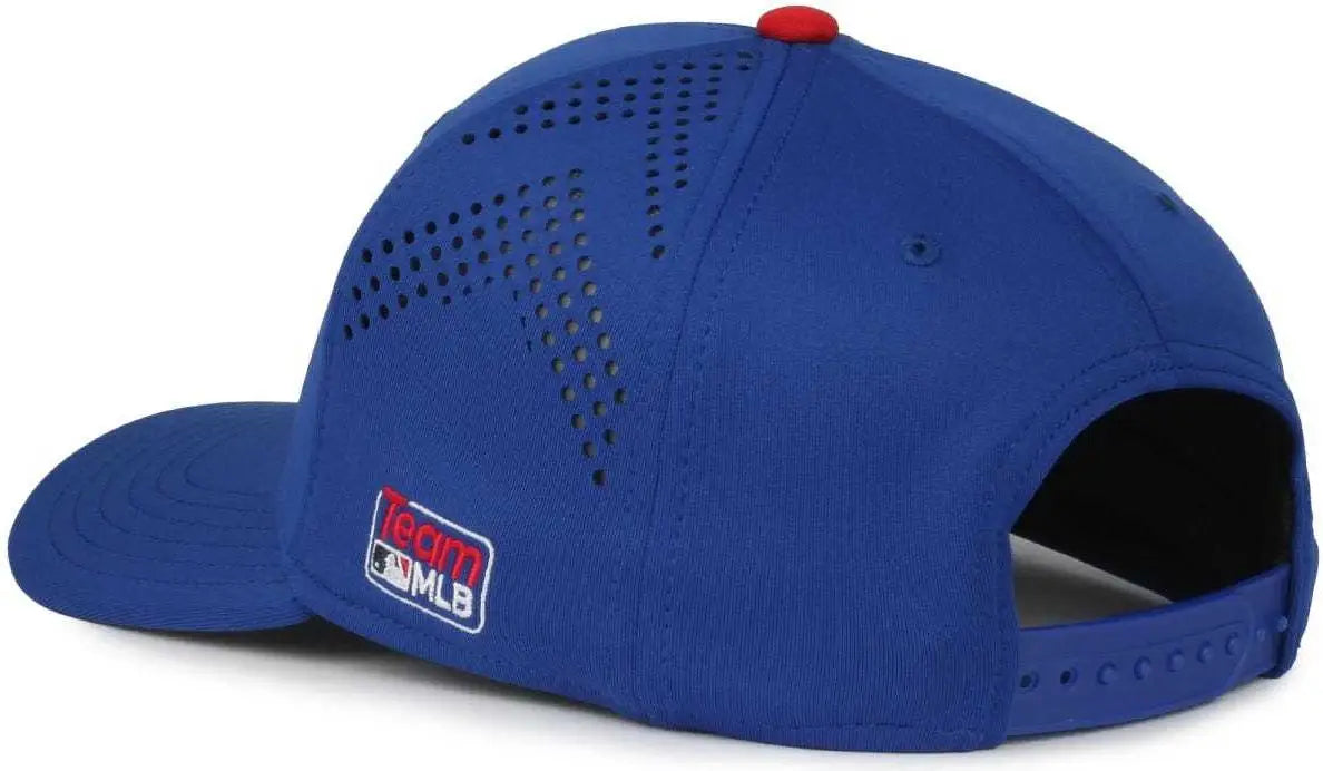 OC Sports MLB-650 Performance Snapback Baseball Cap - Chicago Cubs - Royal / One Size Fits Most