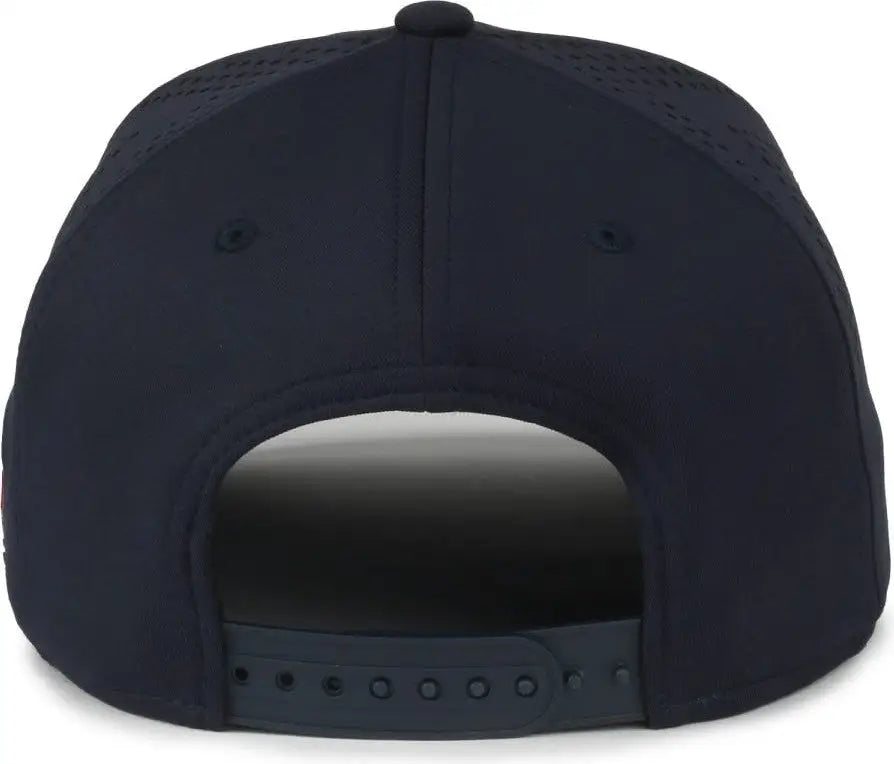 OC Sports MLB-650 Performance Snapback Baseball Cap - Detroit Tigers - Navy / One Size Fits Most
