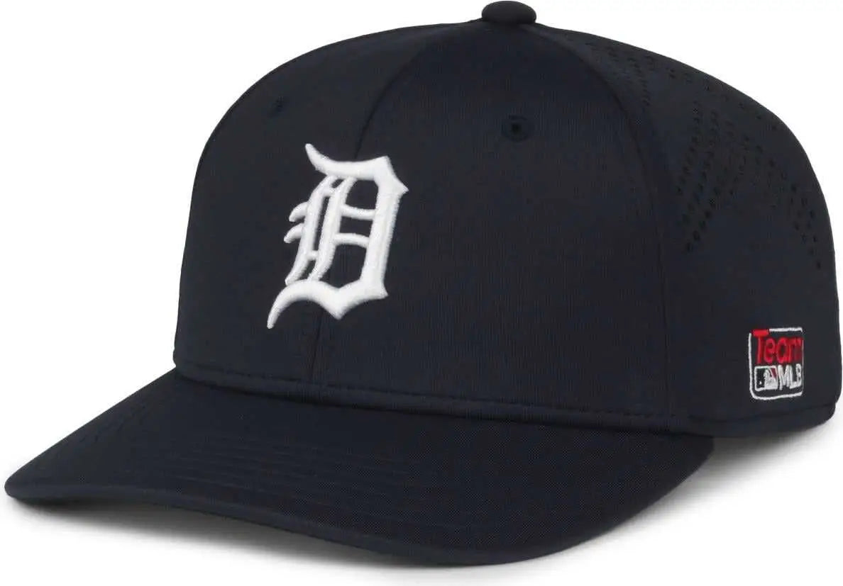 OC Sports MLB-650 Performance Snapback Baseball Cap - Detroit Tigers - Navy / One Size Fits Most