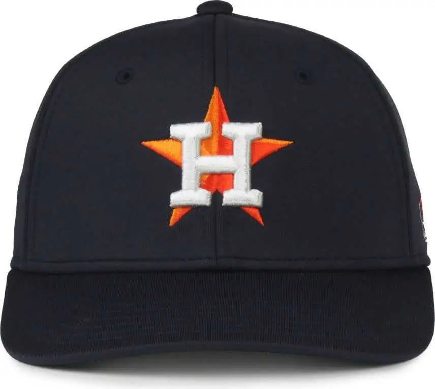OC Sports MLB-650 Performance Snapback Baseball Cap - Houston Astros - Navy / One Size Fits Most