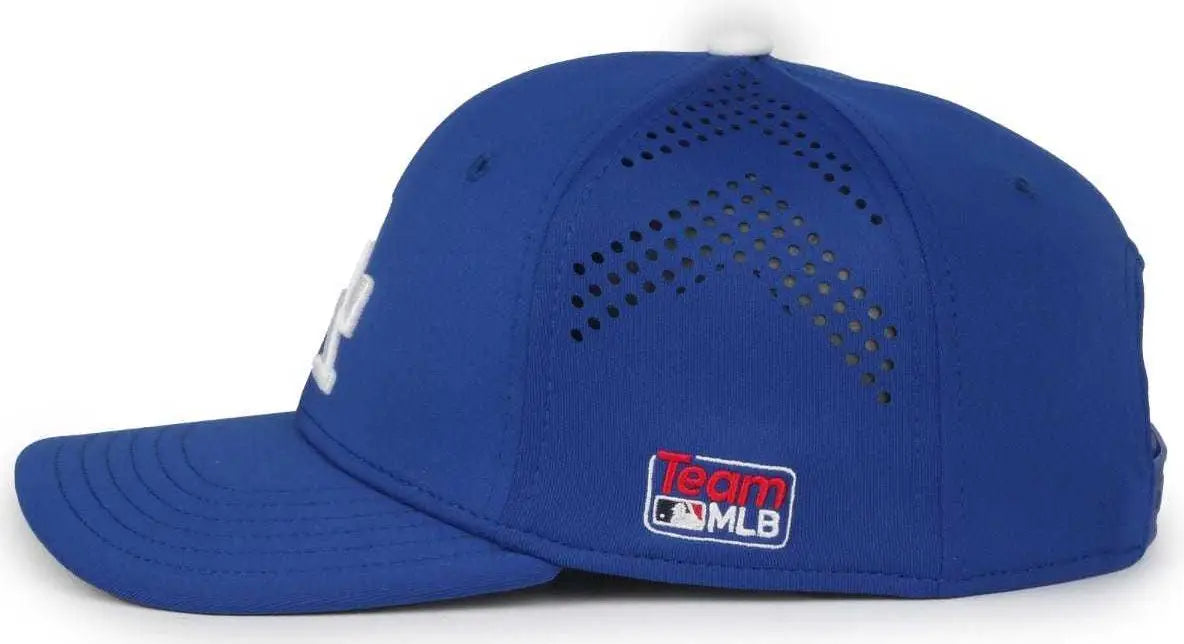 OC Sports MLB-650 Performance Snapback Baseball Cap - Los Angeles Dodgers - Royal / One Size Fits Most