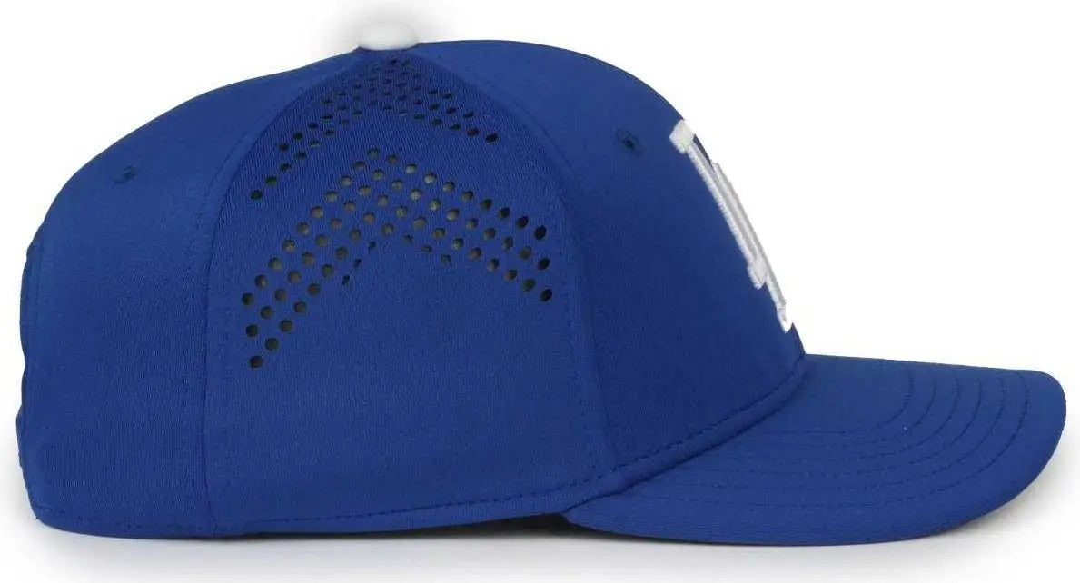 OC Sports MLB-650 Performance Snapback Baseball Cap - Los Angeles Dodgers - Royal / One Size Fits Most