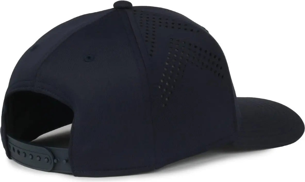 OC Sports MLB-650 Performance Snapback Baseball Cap - Milwaukee Brewers - Navy / One Size Fits Most