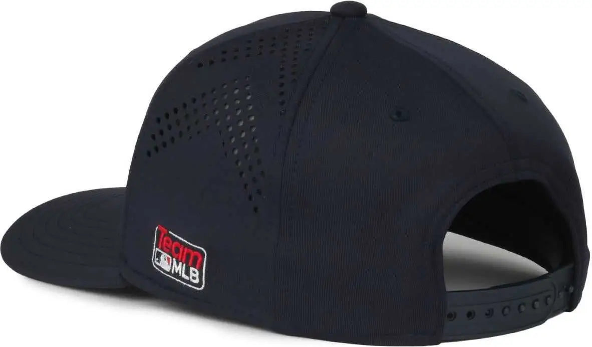 OC Sports MLB-650 Performance Snapback Baseball Cap - Milwaukee Brewers - Navy / One Size Fits Most