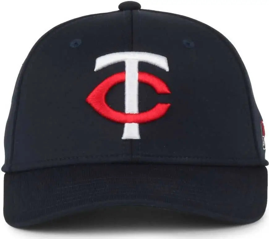 OC Sports MLB-650 Performance Snapback Baseball Cap - Minnesota Twins - Navy / One Size Fits Most