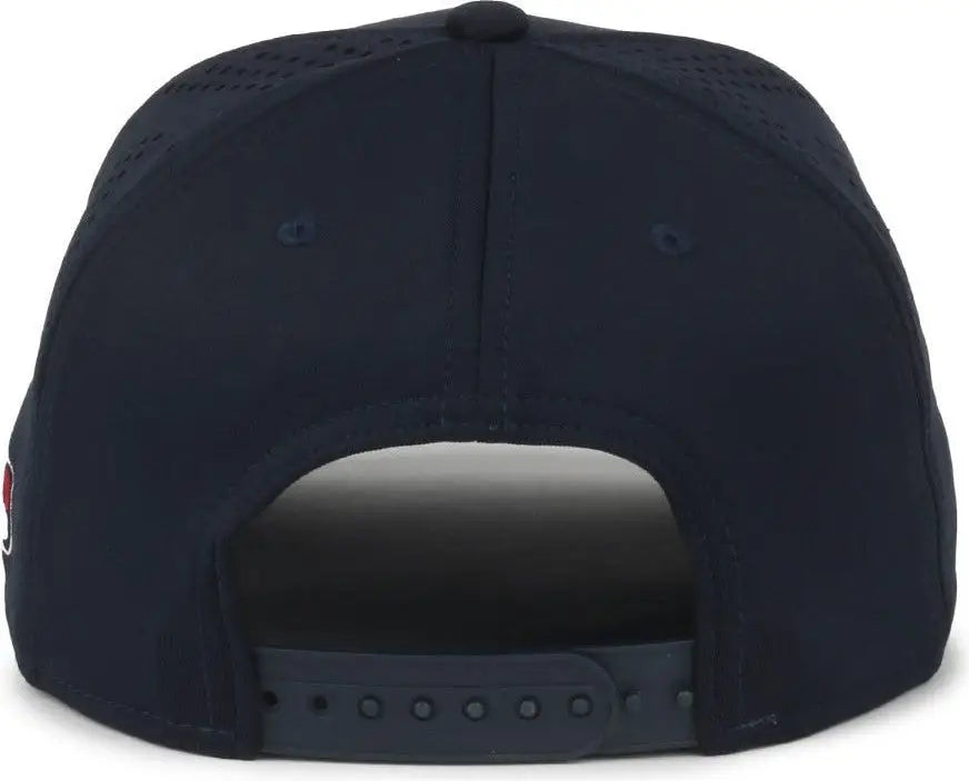 OC Sports MLB-650 Performance Snapback Baseball Cap - Minnesota Twins - Navy / One Size Fits Most