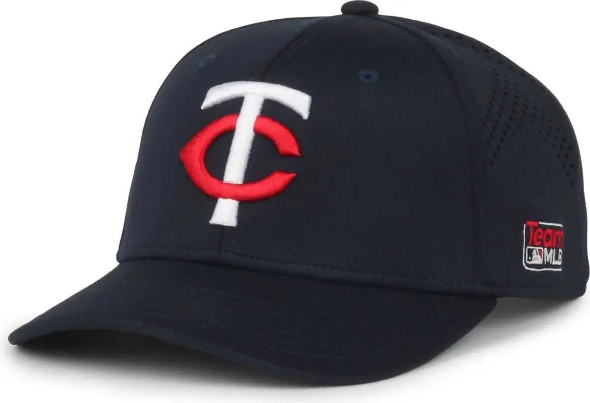 OC Sports MLB-650 Performance Snapback Baseball Cap - Minnesota Twins - Navy / One Size Fits Most