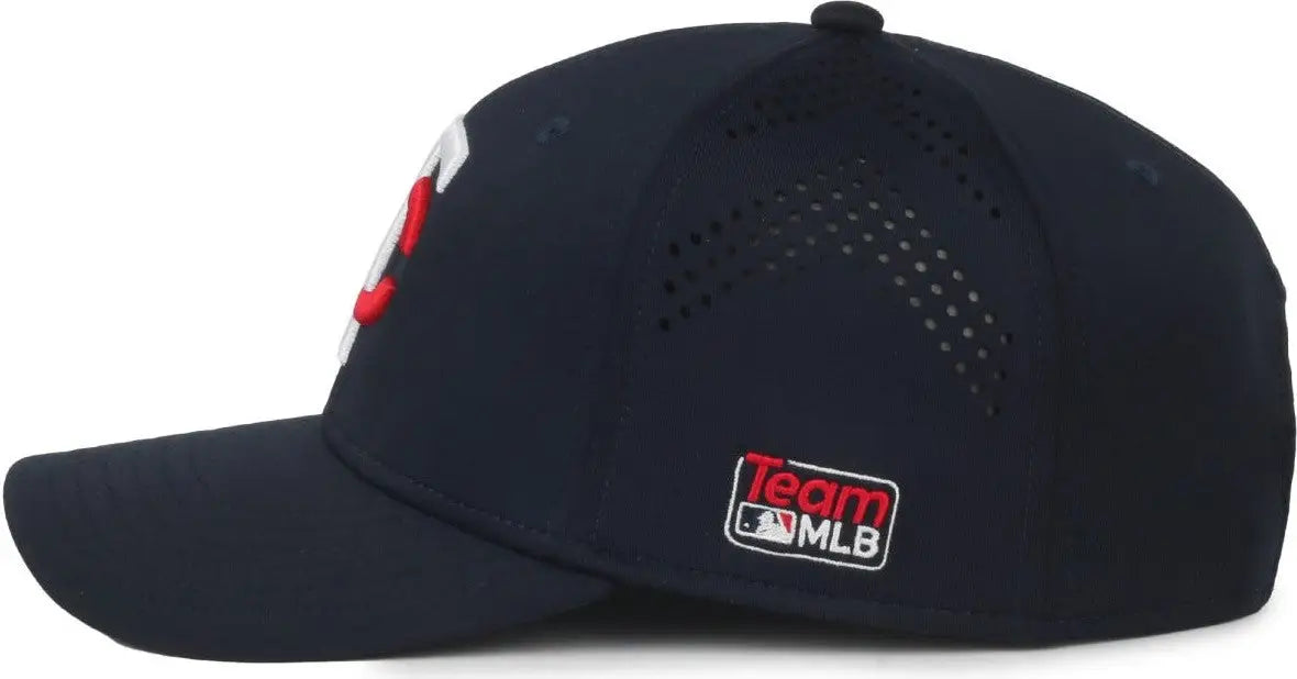 OC Sports MLB-650 Performance Snapback Baseball Cap - Minnesota Twins - Navy / One Size Fits Most