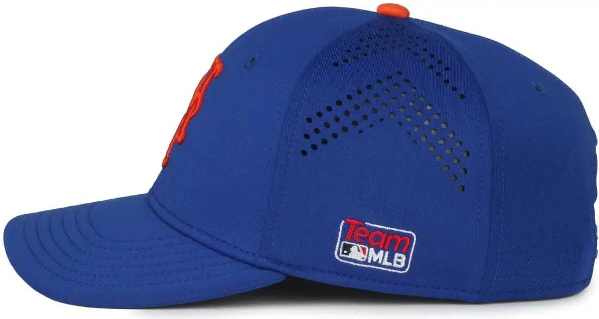 OC Sports MLB-650 Performance Snapback Baseball Cap - New York Mets - Royal / One Size Fits Most