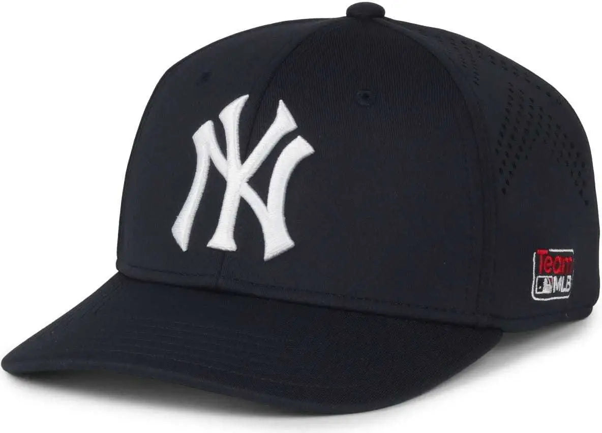 OC Sports MLB-650 Performance Snapback Baseball Cap - New York Yankees - Navy / One Size Fits Most