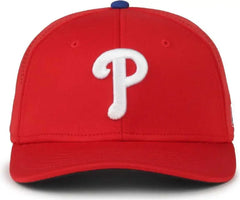 OC Sports MLB-650 Performance Snapback Baseball Cap - Philadelphia Phillies - Red / One Size Fits Most