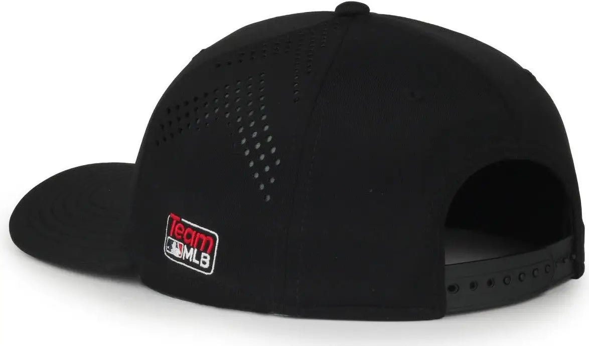 OC Sports MLB-650 Performance Snapback Baseball Cap - Pittsburgh Pirates - Black / One Size Fits Most