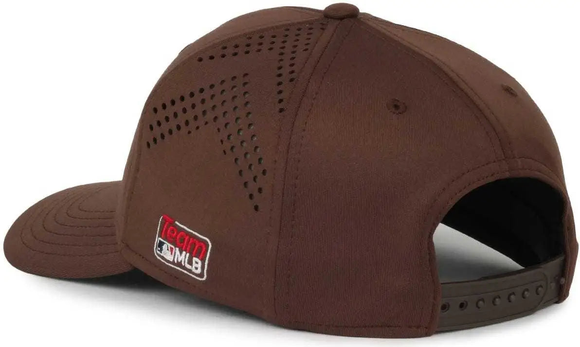 OC Sports MLB-650 Performance Snapback Baseball Cap - San Diego Padres - Brown / One Size Fits Most