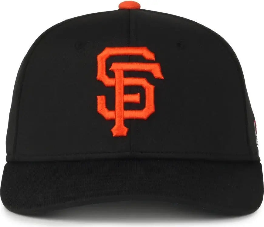 OC Sports MLB-650 Performance Snapback Baseball Cap - San Francisco Giants - Black / One Size Fits Most