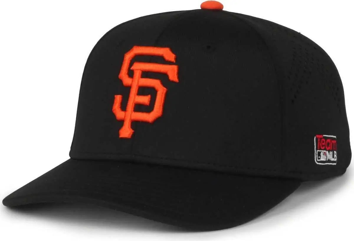OC Sports MLB-650 Performance Snapback Baseball Cap - San Francisco Giants - Black / One Size Fits Most