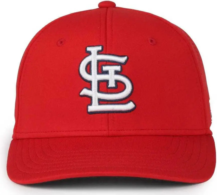 OC Sports MLB-650 Performance Snapback Baseball Cap - St. Louis Cardinals - Red / One Size Fits Most