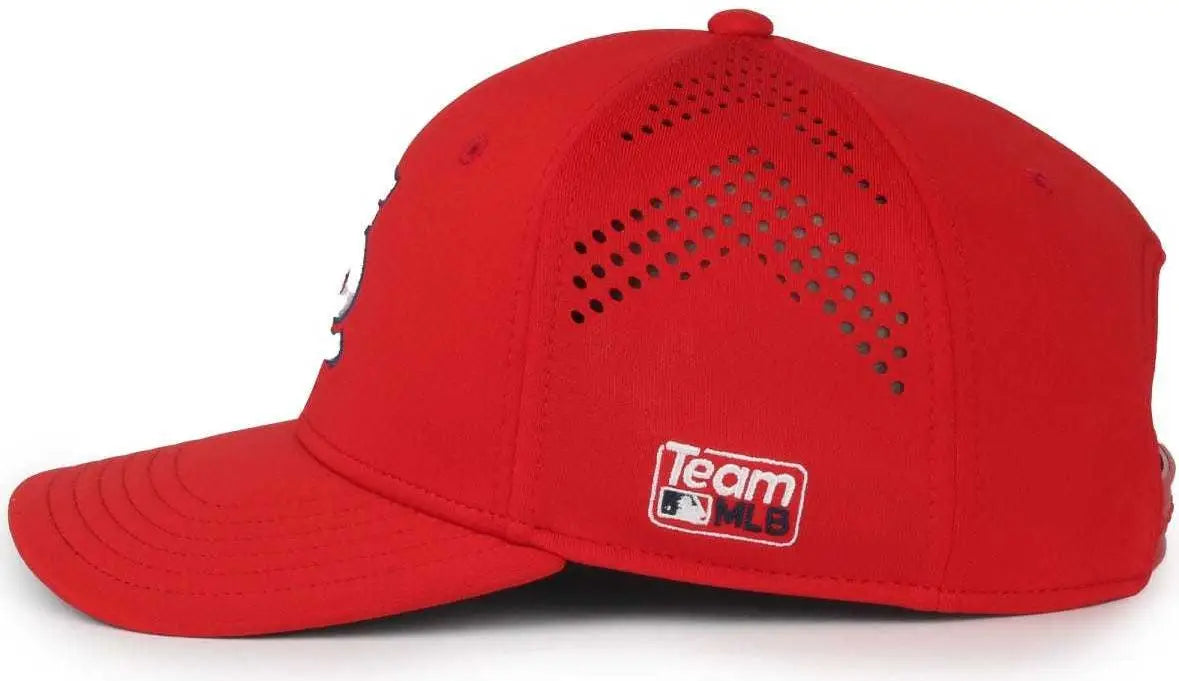 OC Sports MLB-650 Performance Snapback Baseball Cap - St. Louis Cardinals - Red / One Size Fits Most