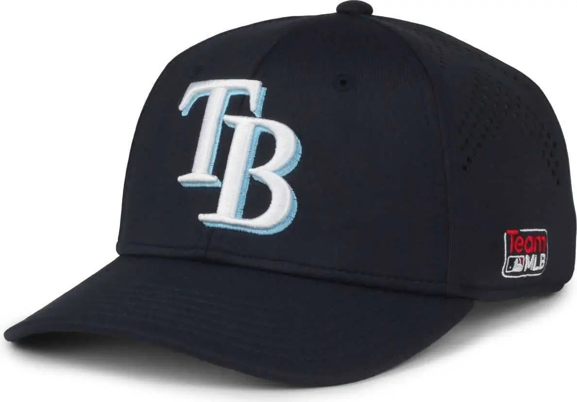 OC Sports MLB-650 Performance Snapback Baseball Cap - Tampa Bay Rays - Royal / One Size Fits Most