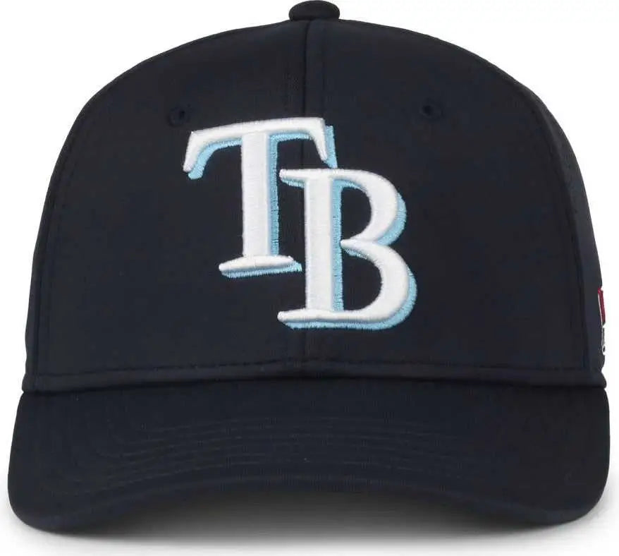 OC Sports MLB-650 Performance Snapback Baseball Cap - Tampa Bay Rays - Royal / One Size Fits Most