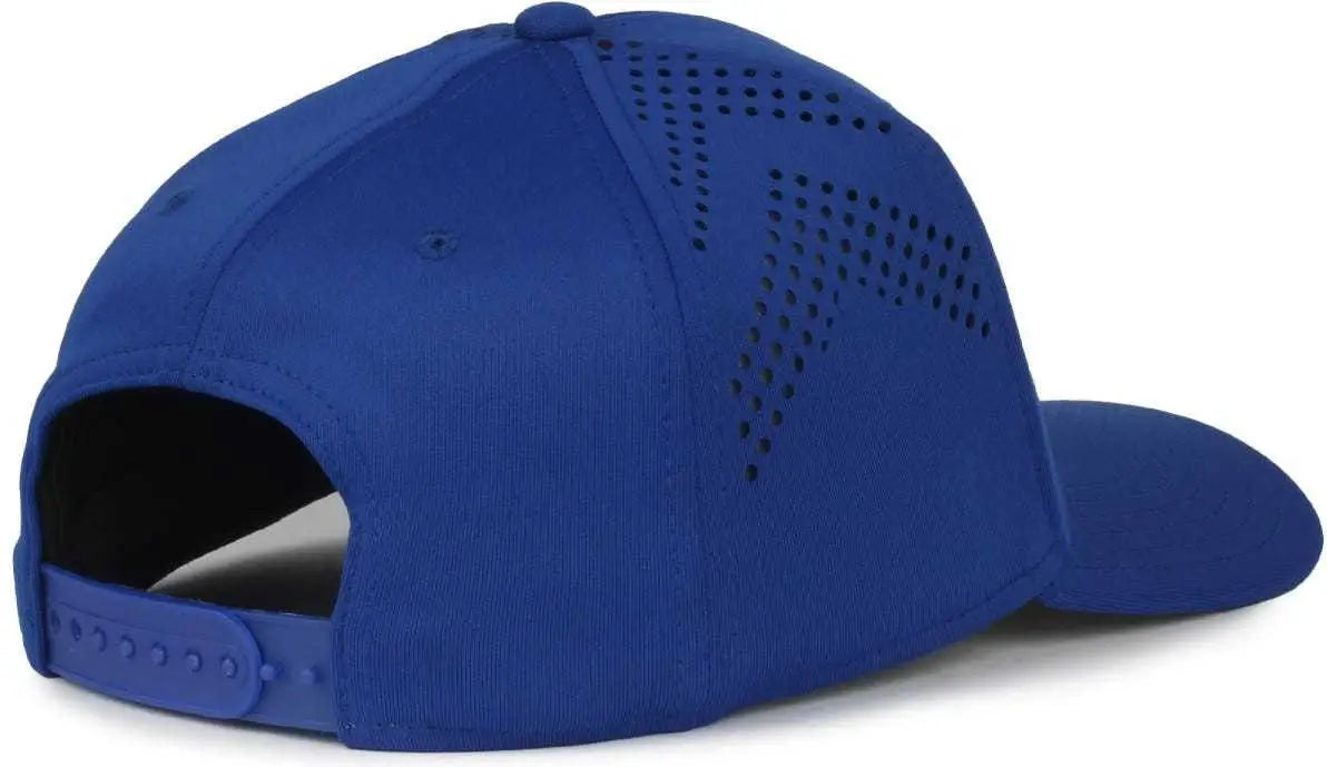 OC Sports MLB-650 Performance Snapback Baseball Cap - Texas Rangers - Royal / One Size Fits Most