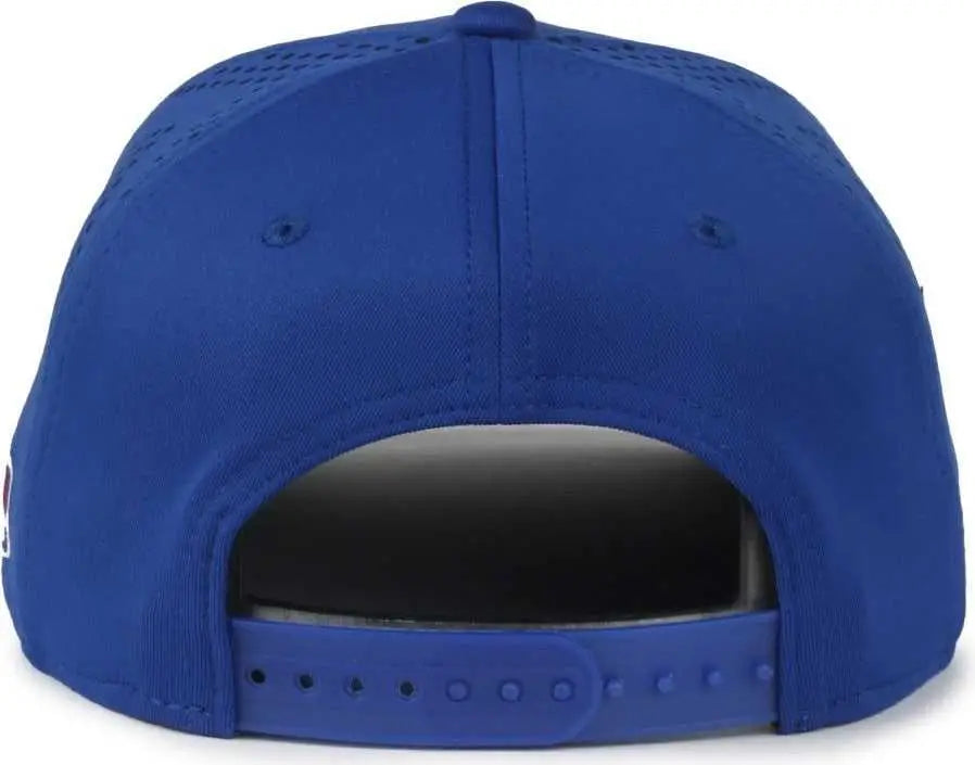 OC Sports MLB-650 Performance Snapback Baseball Cap - Toronto Blue Jays - Royal / One Size Fits Most