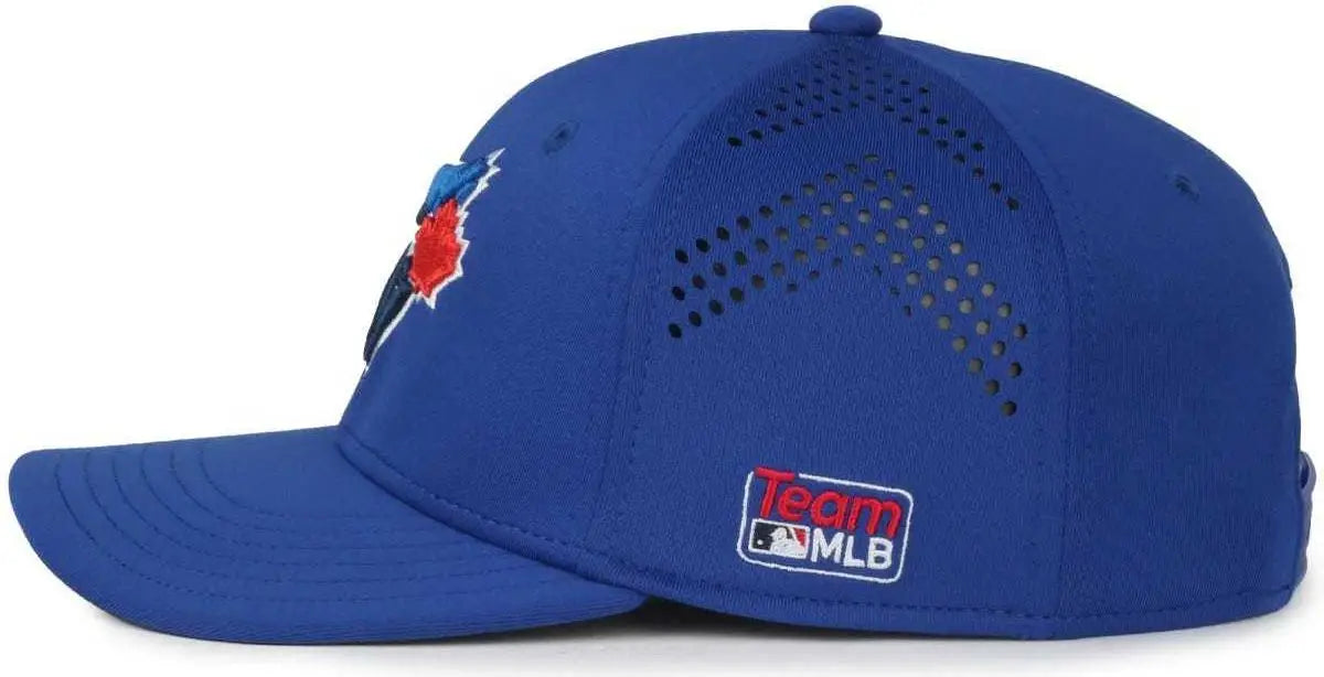 OC Sports MLB-650 Performance Snapback Baseball Cap - Toronto Blue Jays - Royal / One Size Fits Most