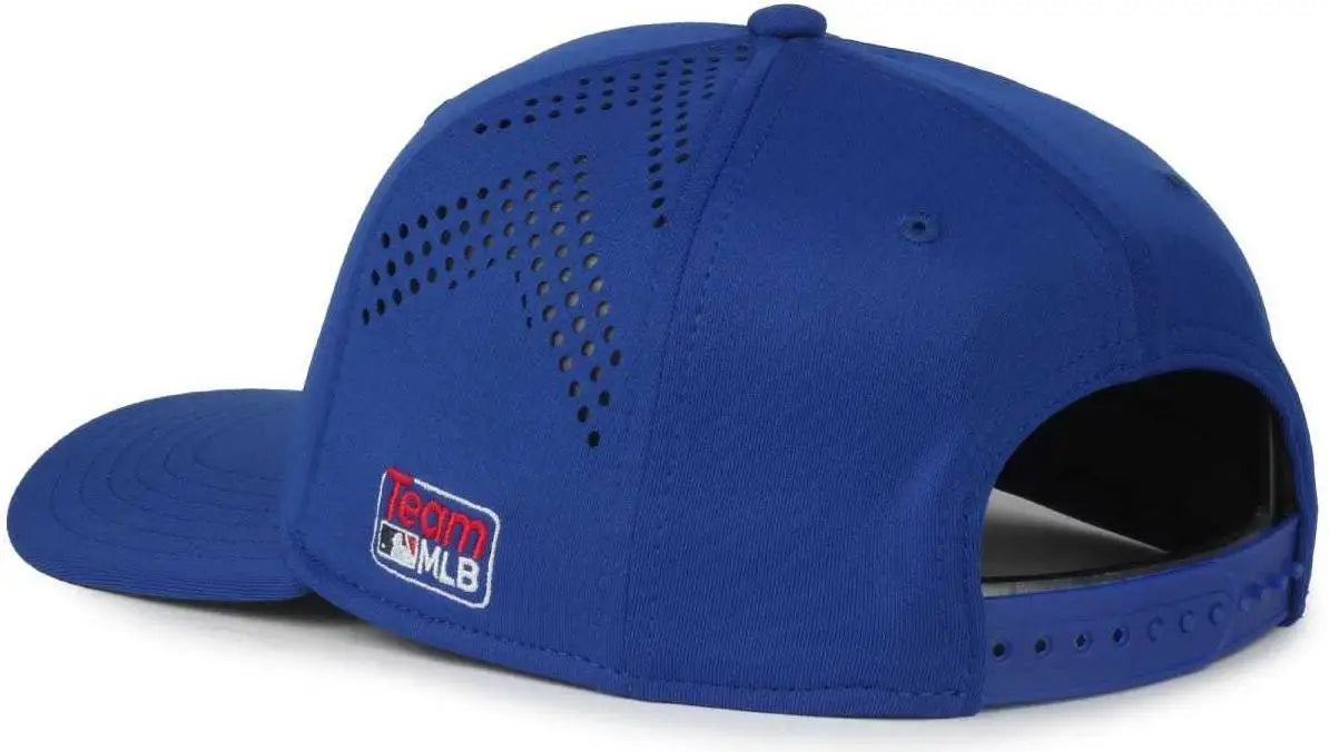 OC Sports MLB-650 Performance Snapback Baseball Cap - Toronto Blue Jays - Royal / One Size Fits Most