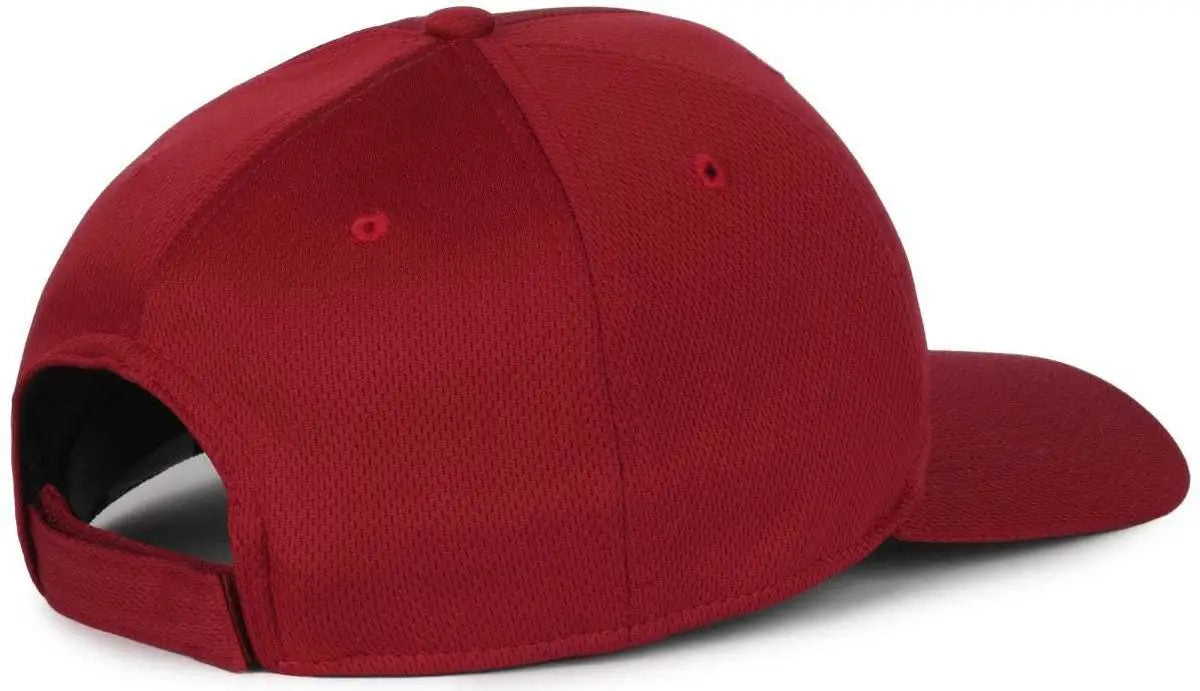 OC Sports MLB-850 Team MLB Logo Located on Left Temple Cap - Cardinal