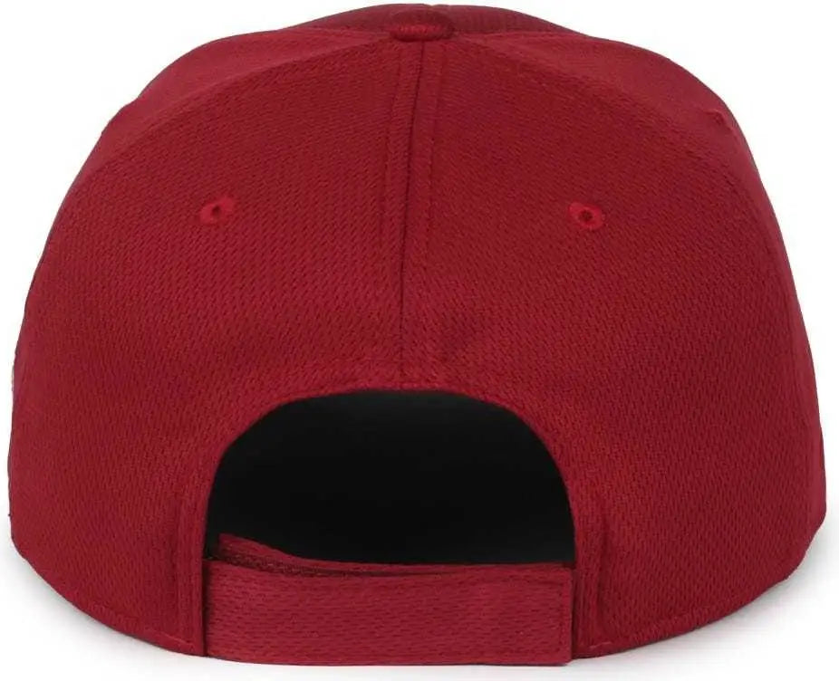 OC Sports MLB-850 Team MLB Logo Located on Left Temple Cap - Cardinal