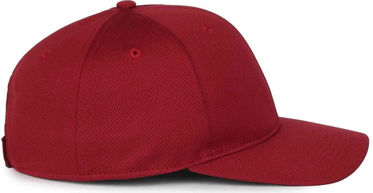OC Sports MLB-850 Team MLB Logo Located on Left Temple Cap - Cardinal