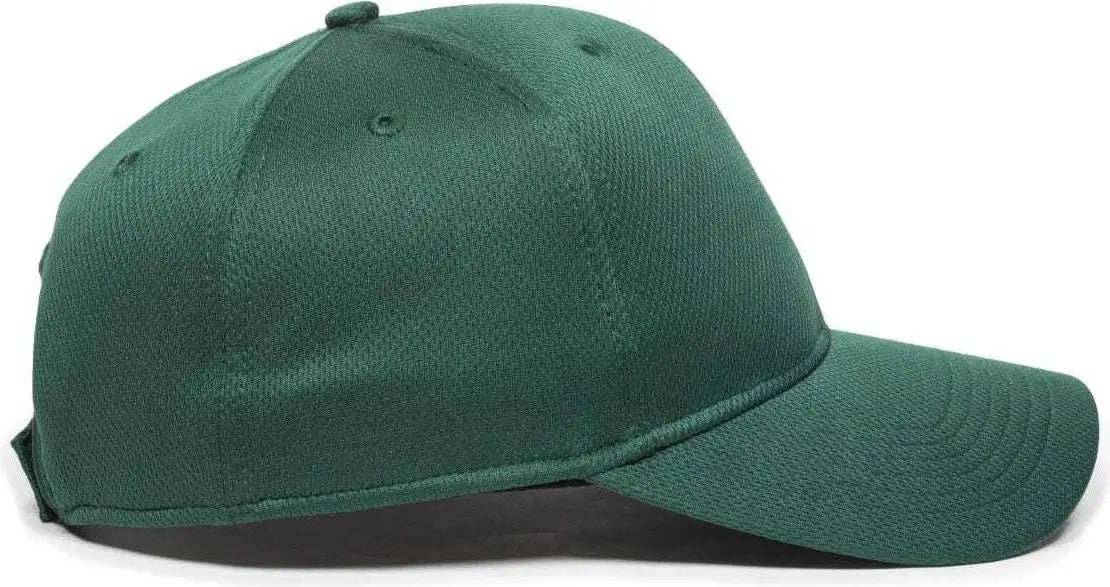 OC Sports MLB-850 Team MLB Logo Located on Left Temple Cap - Dark Green
