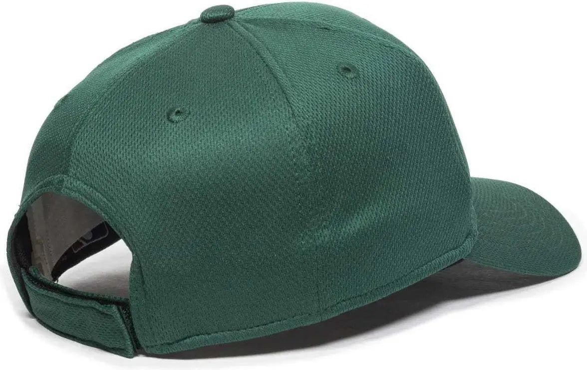 OC Sports MLB-850 Team MLB Logo Located on Left Temple Cap - Dark Green