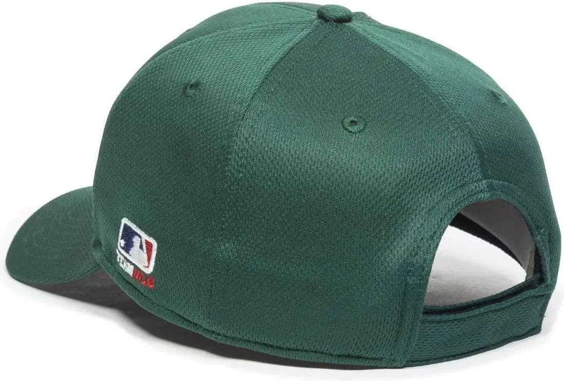 OC Sports MLB-850 Team MLB Logo Located on Left Temple Cap - Dark Green