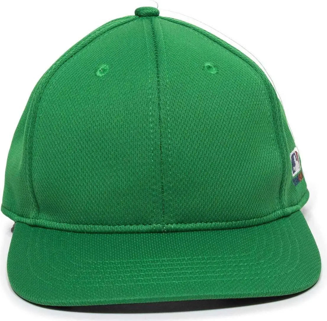 OC Sports MLB-850 Team MLB Logo Located on Left Temple Cap - Kelly Green
