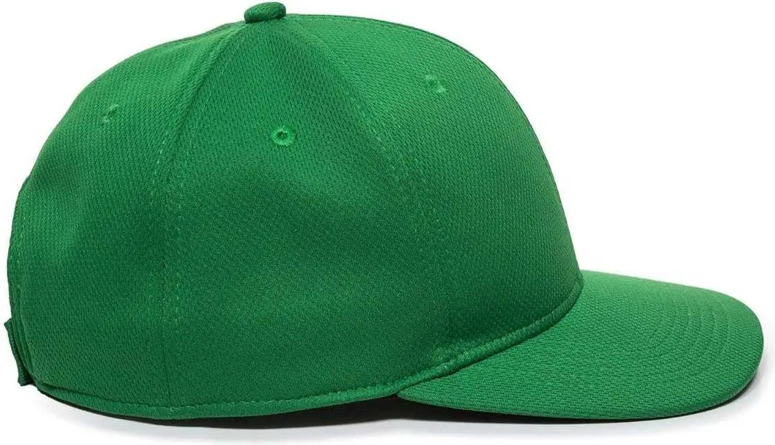 OC Sports MLB-850 Team MLB Logo Located on Left Temple Cap - Kelly Green