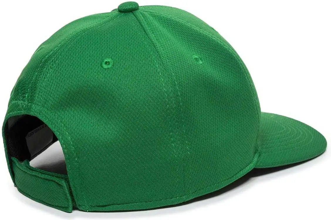 OC Sports MLB-850 Team MLB Logo Located on Left Temple Cap - Kelly Green
