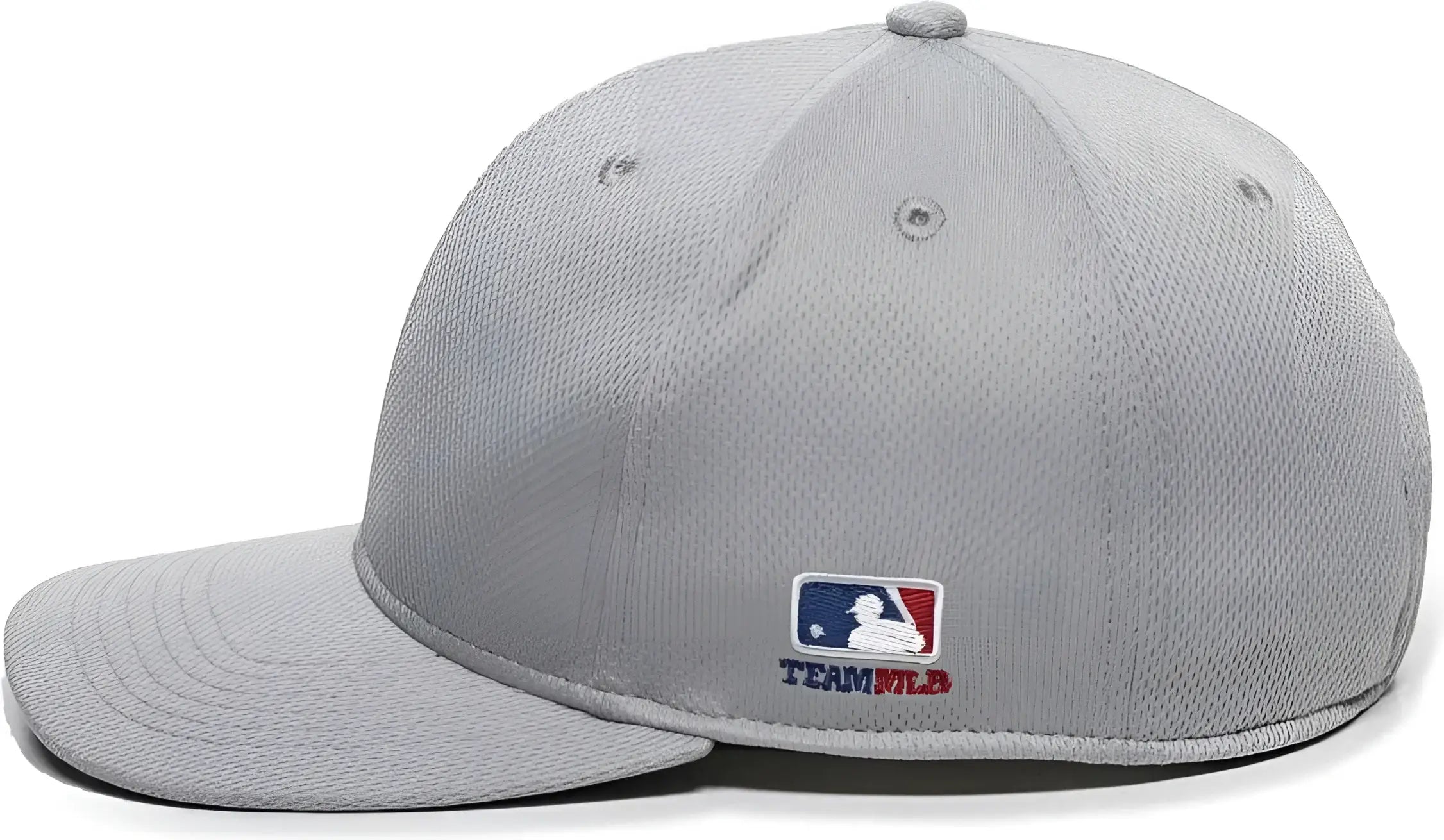 OC Sports MLB-850 Team MLB Logo Located on Left Temple Cap - Light Gray