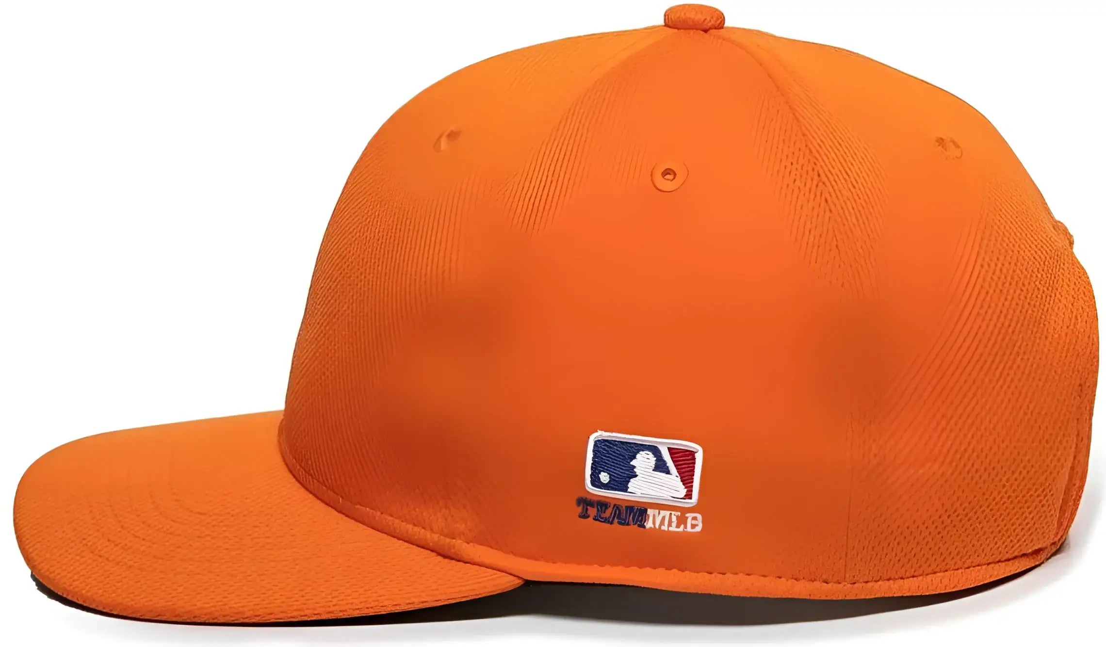 OC Sports MLB-850 Team MLB Logo Located on Left Temple Cap - Orange