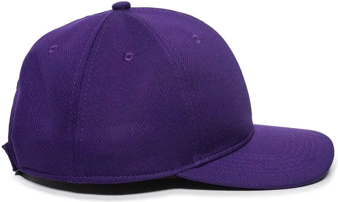 OC Sports MLB-850 Team MLB Logo Located on Left Temple Cap - Purple
