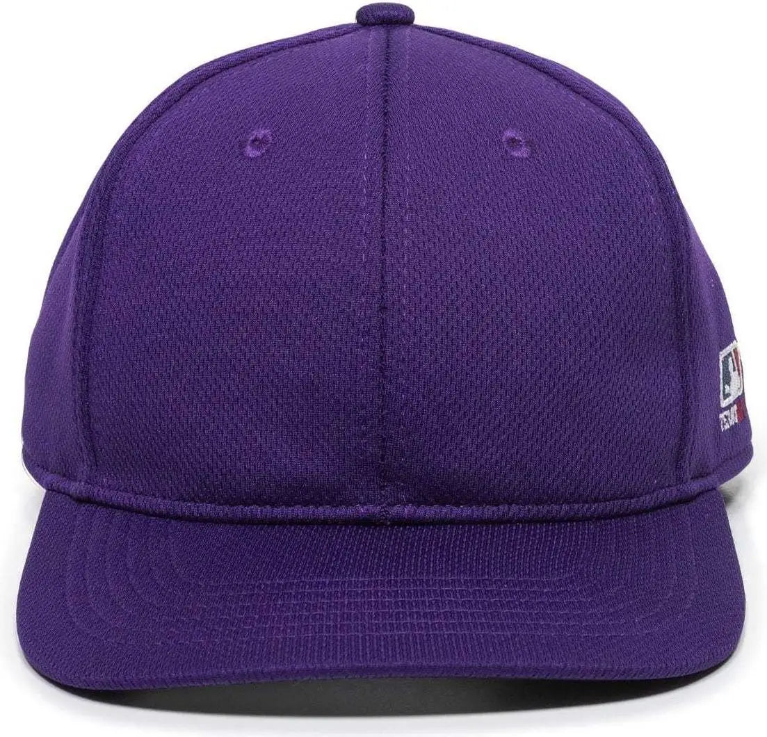 OC Sports MLB-850 Team MLB Logo Located on Left Temple Cap - Purple