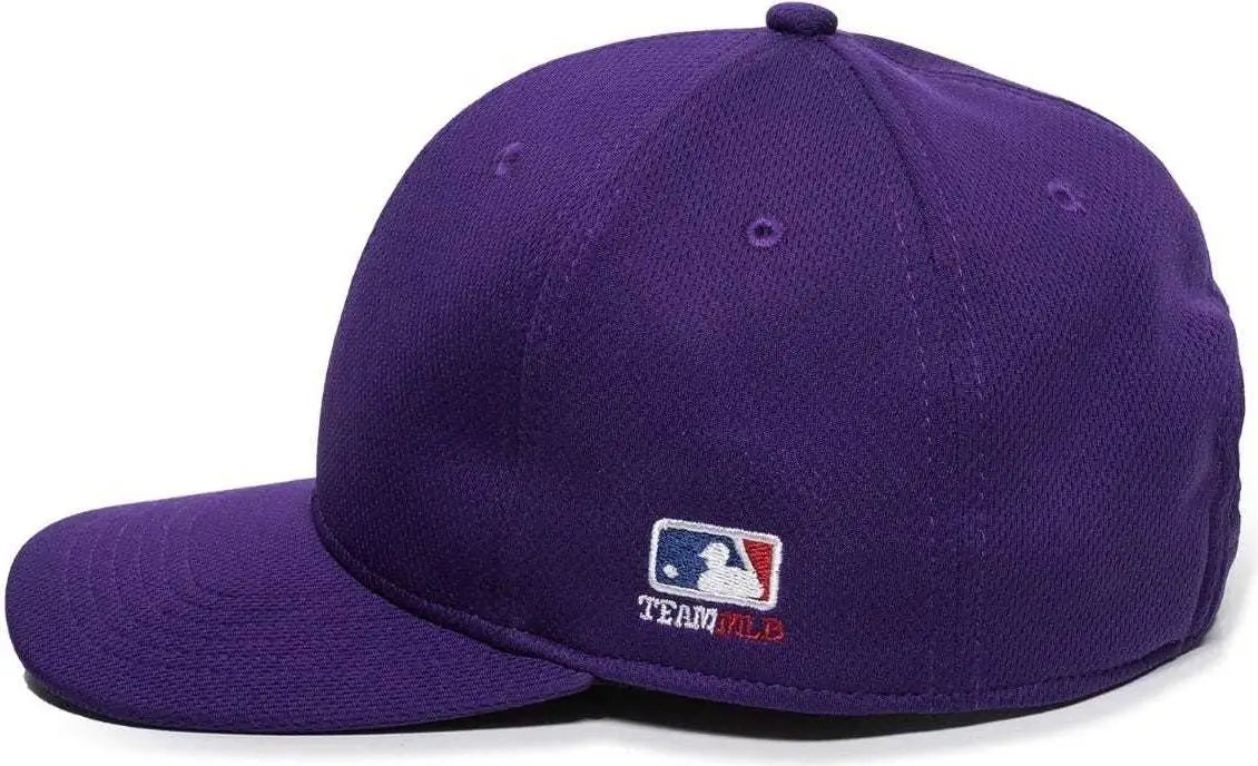 OC Sports MLB-850 Team MLB Logo Located on Left Temple Cap - Purple