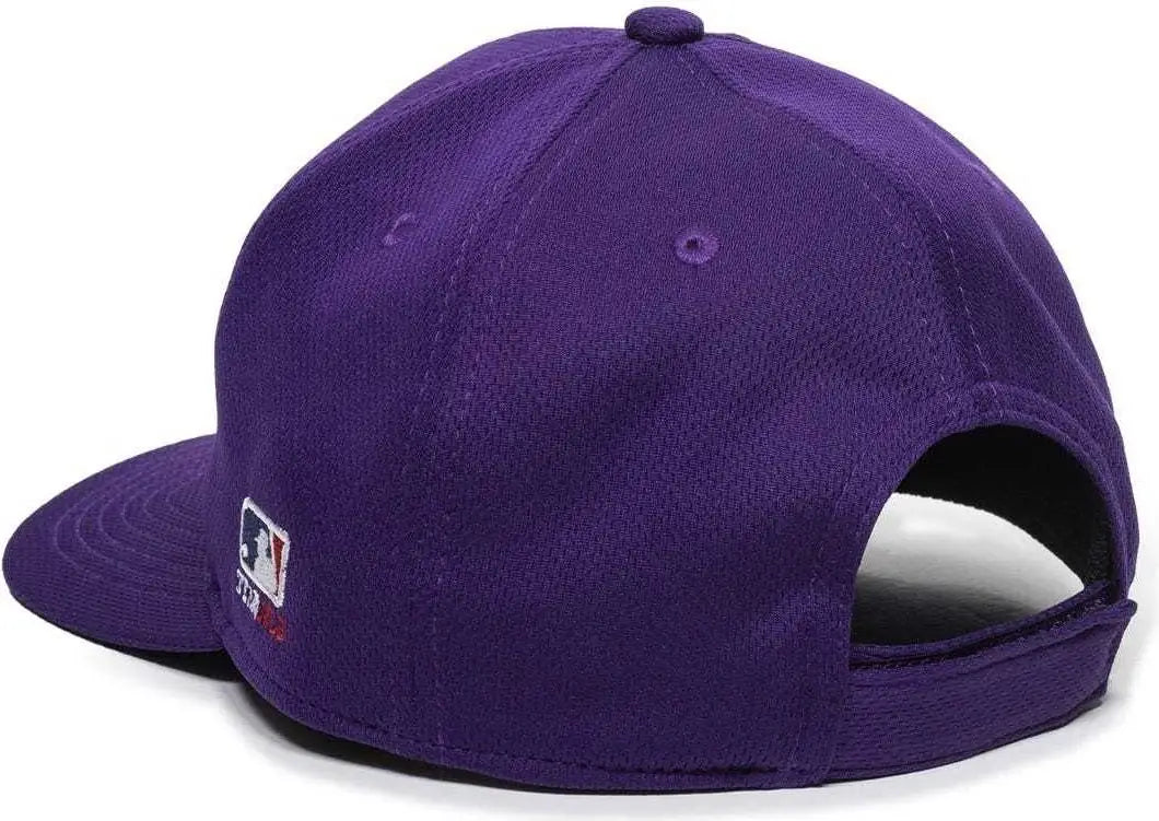OC Sports MLB-850 Team MLB Logo Located on Left Temple Cap - Purple